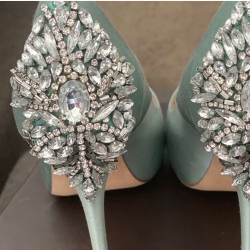 BADGLY MISCHKA KIARA PEEP TOE STILETTOS - Picture 12 of 14